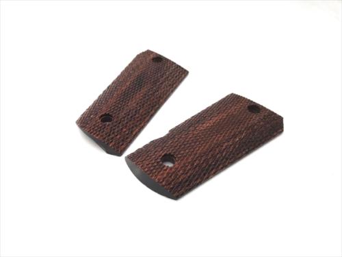 ウッドグリップ デトニクス.45 ＜フルチェッカー/ブラウン＞