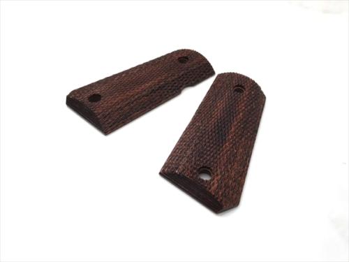 ウッドグリップ デトニクス.45 ＜フルチェッカー/ブラウン＞