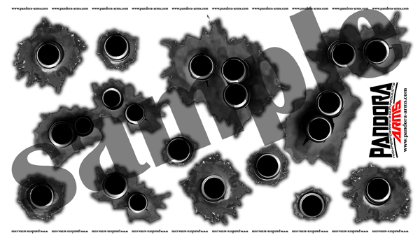 弾痕（メタル） .45ACP BULLET HOLES（METAL） [AGP-503]