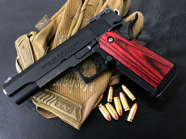 ウッドグリップ Hi-CAPA5.1/4.3＜スムース/レッド＞ | パンドラ