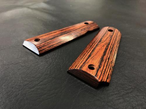 Wood Grip Government-45AUTO Smooth Brown