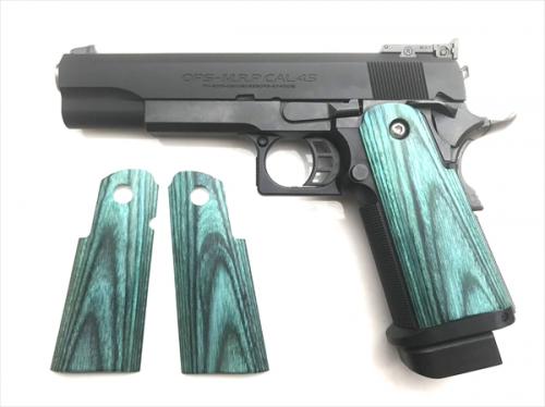 Wood grip Hi-CAPA 5.1 / 4.3 <Smooth / Green>