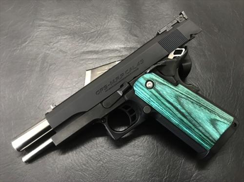 Wood grip Hi-CAPA 5.1 / 4.3 <Smooth / Green>