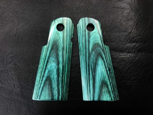 Wood grip Hi-CAPA 5.1 / 4.3 <Smooth / Green>