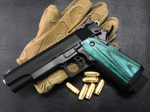 Wood grip Hi-CAPA 5.1 / 4.3 <Smooth / Green>